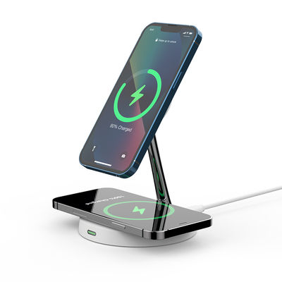 T269C draadloos snelladersysteem met nachtlicht en ABS zinklegeringsondersteuning voor Apple en Samsung mobiele telefoonbeugel