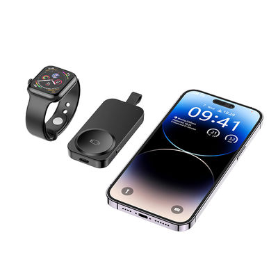 2025 Nieuwe X550 draadloze oplader Voor Apple Watch 1000mah Mini Power Bank Draagbare horloge oplader