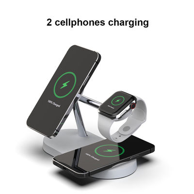 2025 Nieuwe T268 Groothandelsprijs 15w Draadloos Sneloplader ABS+Zink Alloy Magnetisch Apple And Samsung Telefoonoplader