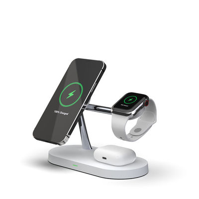 Goede prijs 2025 Nieuwe 3 In1 Multifunctionele Charger 15W 10W Magnetische Sneloplader Apple En Samsung Telefoons Draadloos Charger Met Nachtlicht online