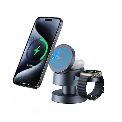 Goede prijs X6 Multifunctionele Draadloze Snellaader 15W/10W/7.5W/5W Apple en Samsung Lader met Nachtlampje online