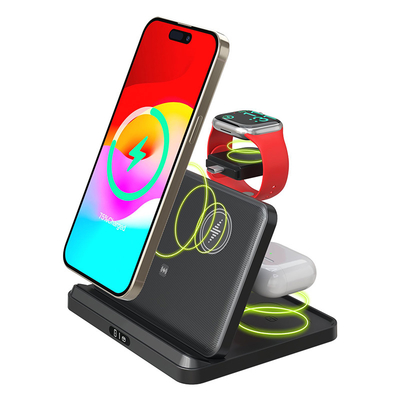 Goede prijs A21 Samsung Vesion 3 In 1 Foldable Wireless Charger 15w /10w Charger  online