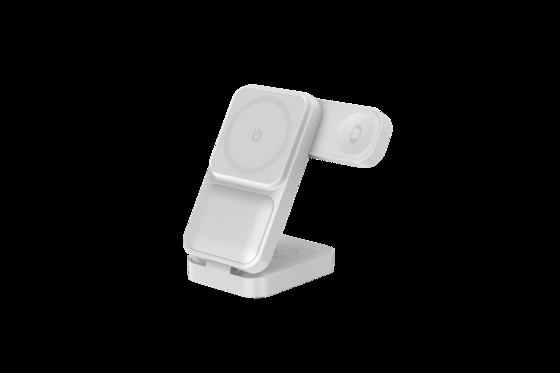 Goede prijs S1 Opvouwbaar Magnetisch 3 in 1 draadloos oplader 15W/10W Oplaadbeugel Ondersteuning Apple's En Samsung's Producten online