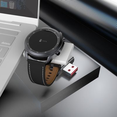 Goede prijs Apple And Samsung Dual Interface Watch Charger ABS 15W Charger  online