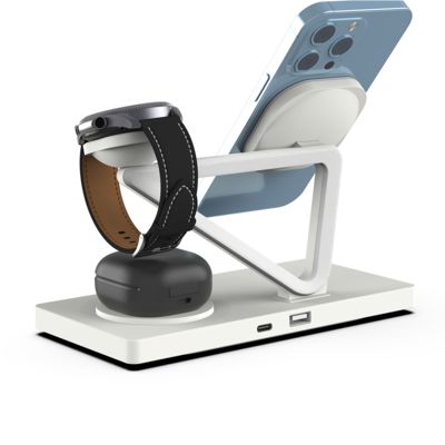 QI Magnetische Draadloze Oplader T216 Voor iPhone En Samsung Draadloze Oplader Stand