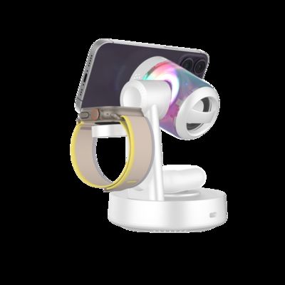 Goede prijs 25W All In One Wireless Charger Compatible with both Apple and Samsung Phone Earbuds Watch online