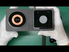 Opvouwbaar 3 in 1 snel oplaadbare draadloos oplaadstation met dubbele spoel