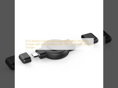 X512 draadloos opladen Samsung/Apple Watch draadloos opladen met dubbele interface USB/TYPE-C ABS+PC Watch's opladen