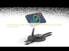 Draadloze Apple Oplader T268C OEM/ODM 15W Draadloze Snelle Oplader Zwarte Oplader Stand